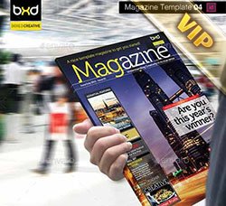 商业杂志画册模板：Magazine Template InDesign 36 Page Layout V1